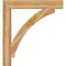 Ekena Millwork Thorton Block Rough Sawn Bracket, Western Red Cedar, 6"W x 44"D x 48"H BKT06X44X48THR05RWR - alternate 2